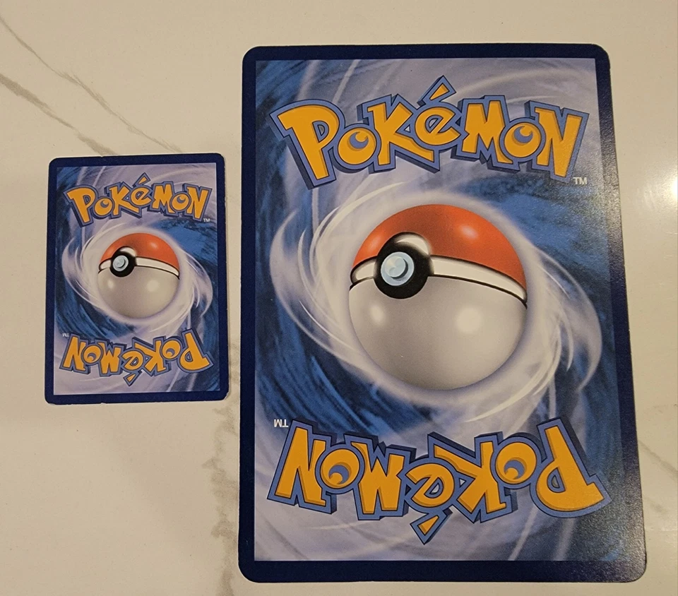 Pokemon Grookey SWSH001 First Partner Pack 25th Anniversary Jumbo Promo Card NM - Image 2 of 2