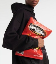 Balenciaga Chips Clutch Bag With Receipt
