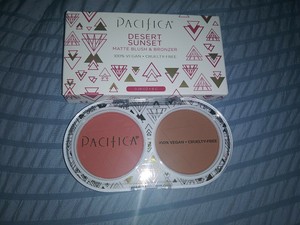 pacifica matte blush and bronzer