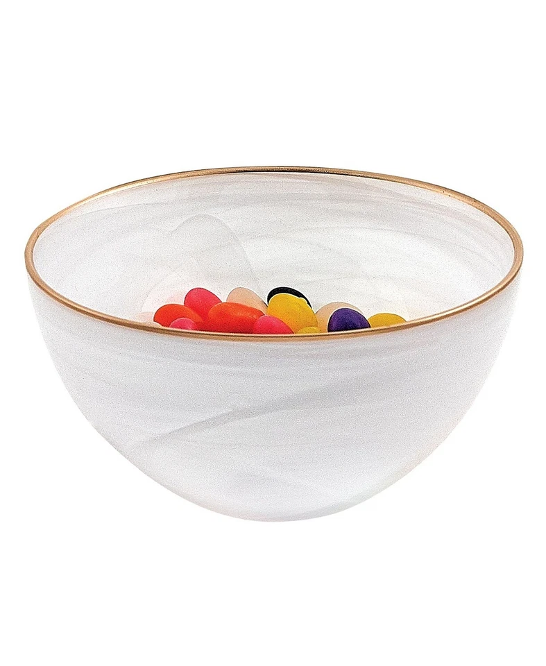 Badash 260113 Crystal 6 in. Alabaster Glass Bowl 6" - Image 2 of 2