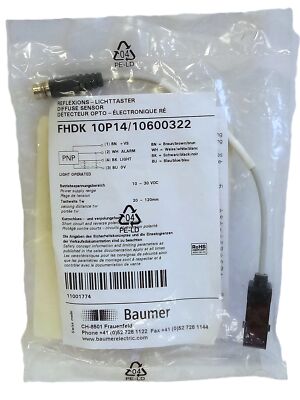 Baumer Electric FHDK 10P14/10600322 Photoelectric Sensor