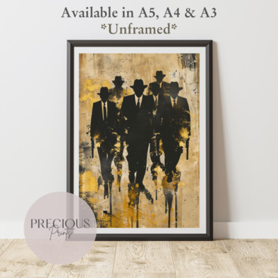 Reservoir Dogs Anime Minimalist Filmposter ungerahmt A5 A4 A3 Hochglanz