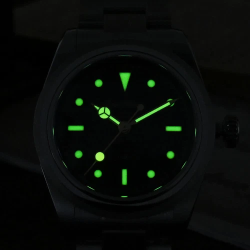 SAN MARTIN SN0106-G NH35 Automatik Edelstahl 37mm 20 ATM Herren Sportuhr - Bild 21 von 46