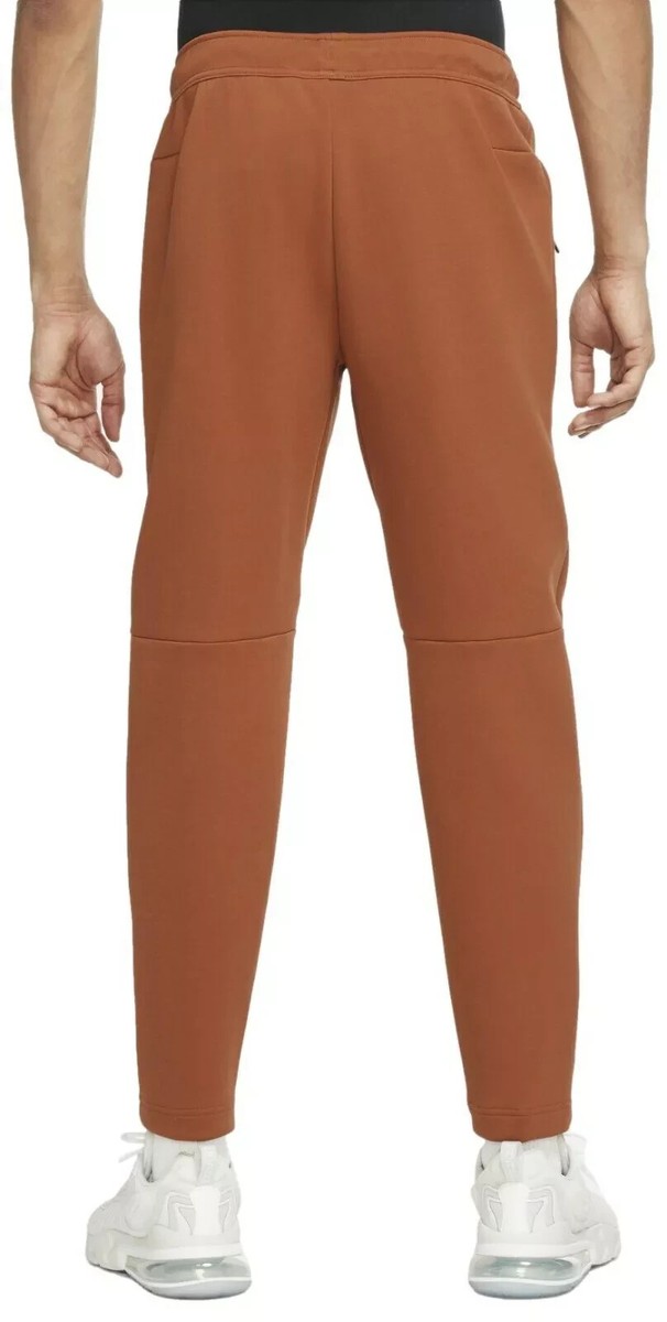 Nike Tech Fleece Pants Open Hem Sweatpants Burnt Sunrise Orange