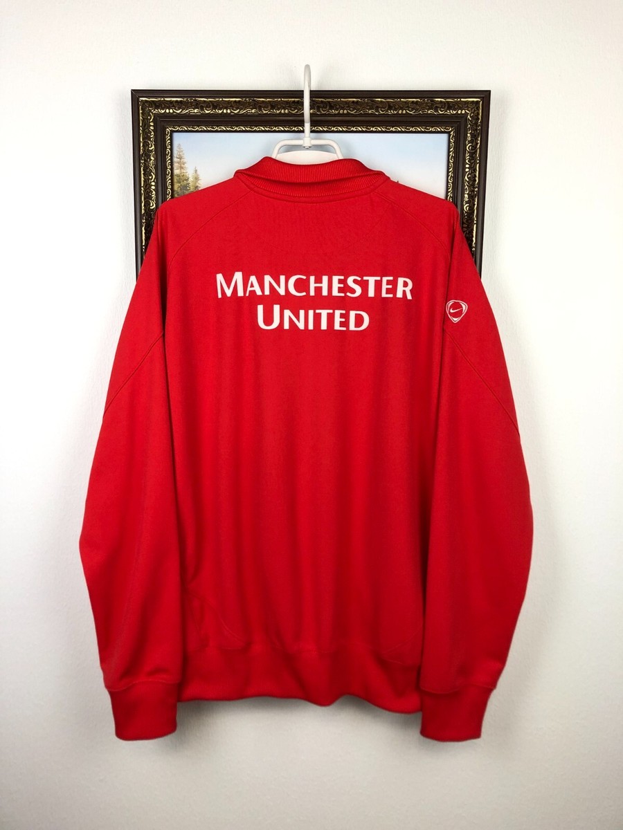 Vintage Nike Manchester United Football Jacket Soccer Track Top