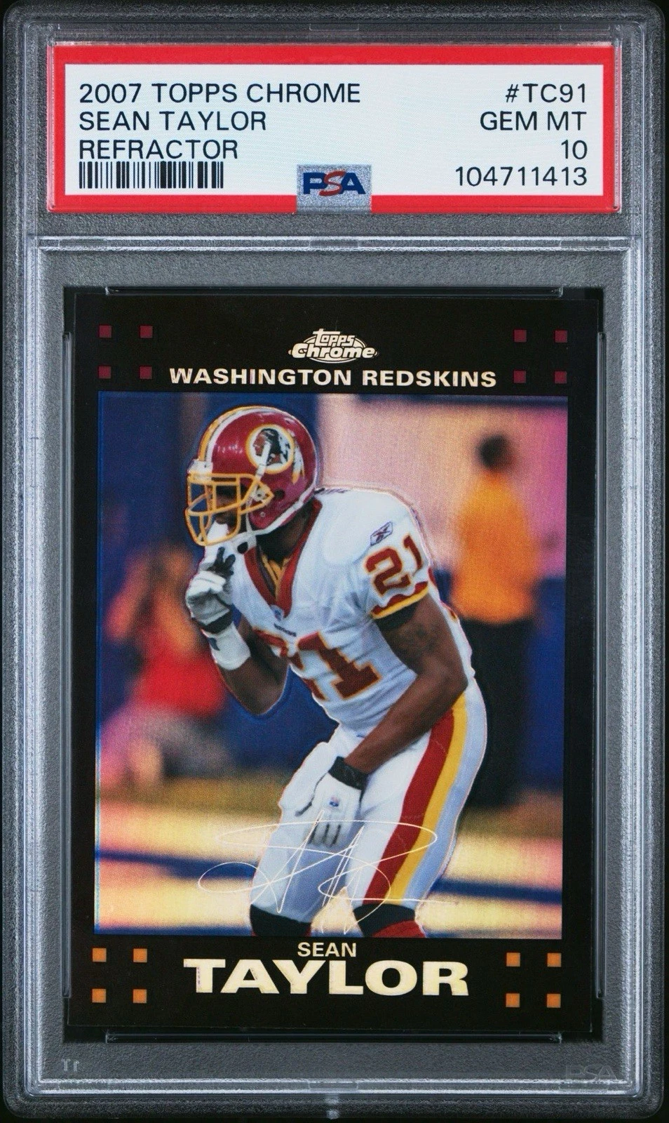 Sean Taylor trading card