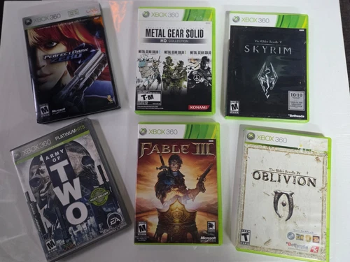 Lot of 20 used Xbox 360 games w/ original boxes and most include books