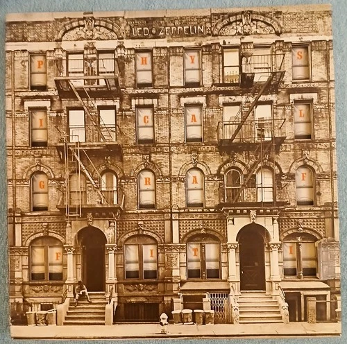1975 Led Zeppelin - Physical Graffiti - SS 2-200 Double LP Blues Rock 12" LPs EX