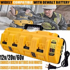 For Genuine DEWALT 4-Port DCB104 Fast Charger...