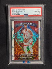 2021-22 Panini Chronicles Crusade Alperen Sengun Red /88 RC PSA 10 LOW POP