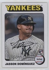 2024 Topps Heritage Rookies White Border Jasson Dominguez Domínguez #399 18ul