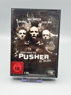 Pusher Die Trilogie DVD 3 Discs Box Set Nicolas Winding Refn Mads Mikkelsen !!