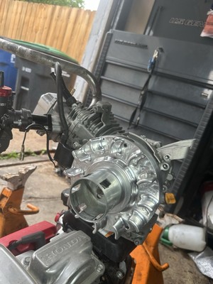 fully bulit 212 it pushes 90 i have gotten it to 85 gps trumpet cracked