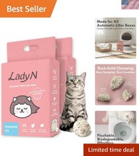 Granular Tofu Cat Litter Mini-Pellet Compatible with Automatic Self Cleaning ...