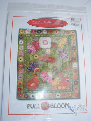 Barbara Persing Full Bloom Pattern fourth & sixth designs 80''x96''
