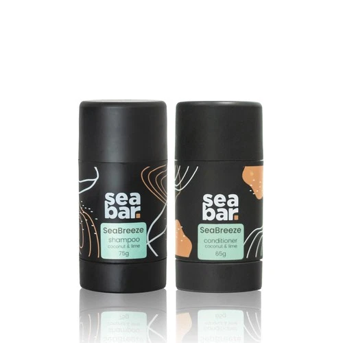 Shampoo & Conditioner Bar Set | Vegan, Eco Friendly, Travel Ready