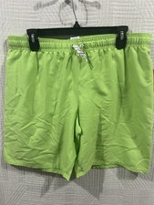 Wonder Nation Neon Green Swim Shorts Size XL 14/16 Husky New