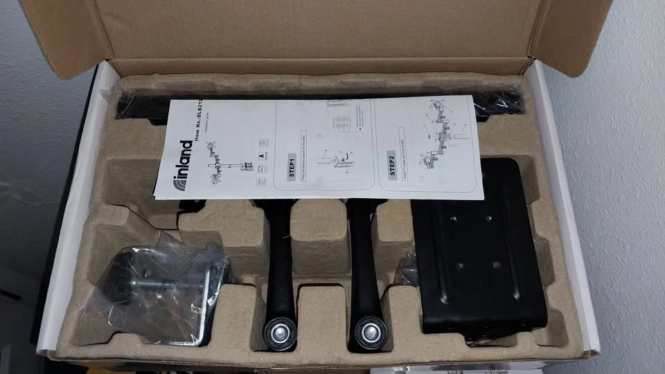 Inland Dual-Monitor Desk Mount, up to 30" - Image 3 of 4