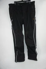 Olympia Moto Sports Pants Mens 40 Black Mesh Textile Motorcycle Riding Gear