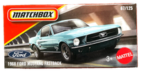 Matchbox 1968 Ford Mustang Fastback 67/125 Power Grabs 1:64 Modellauto Muscle Us