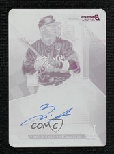 2025 Bowman's Best of Printing Plate Magenta 1/1 Zyhir Hope #B25-ZH Auto tw0
