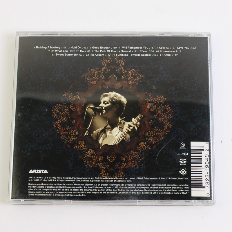 Mirrorball By Sarah McLachlan (CD 1999, Arista Records, Inc.) | eBay