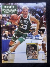 Beckett Basketball Monthly Feb 1991 Issue #7 Larry Bird/Shawn Kemp
