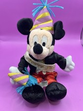 RARE: NWT Walt Disney World Mickey Mouse Plush - New Year's 2001