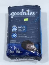 Goodnites Nighttime Underwear Size L - overnight bedwetting protection bag of 11