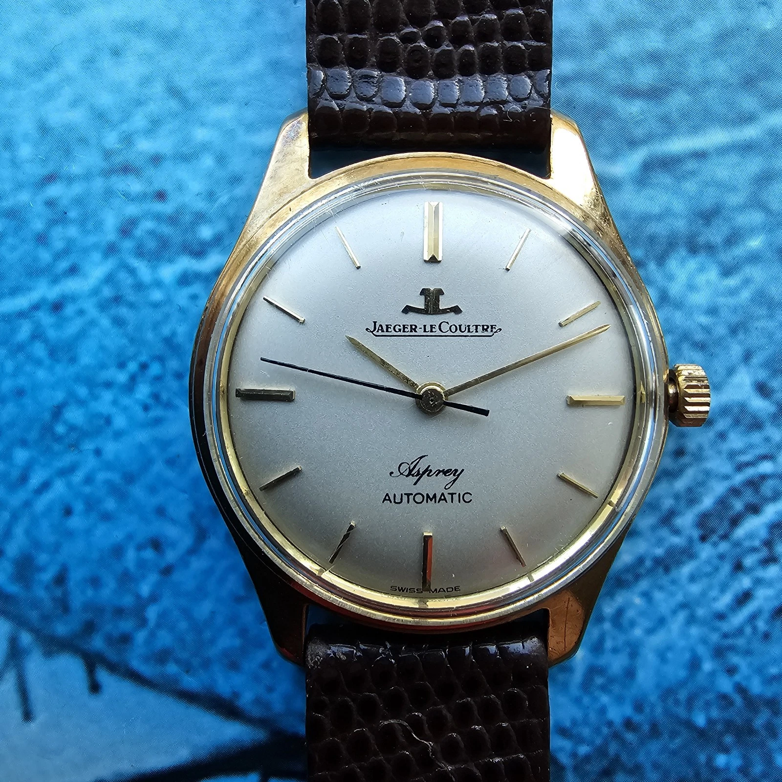 Jaeger LeCoultre — Vintage 9k Solid Gold Jaeger-LeCoultre Asprey Automatic Wristwatch