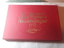 PROOF COINS SET 1973    UNITED KINGDOM 1/2 HALF NEW PENNY- 50 NEW PENCE