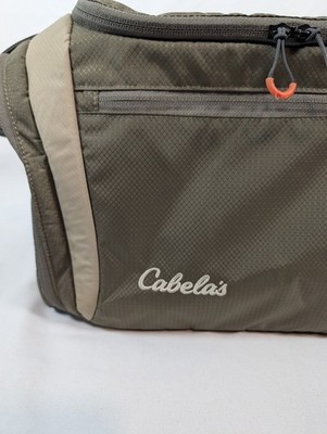 cabelas 5 pocket tackle bag Cabela's Soft Sided Tackle Bag, 5 Pockets, Fabric Mesh, Beige Olive
