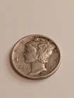 1941 Mercury Dime No Mint Mark Error 90% Silver Very Rare US Coin Circulated