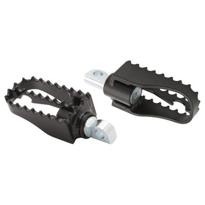 Burly Mini MX Style Fußrasten schwarz für Harley-Davidson 36-17 mit Male Mount