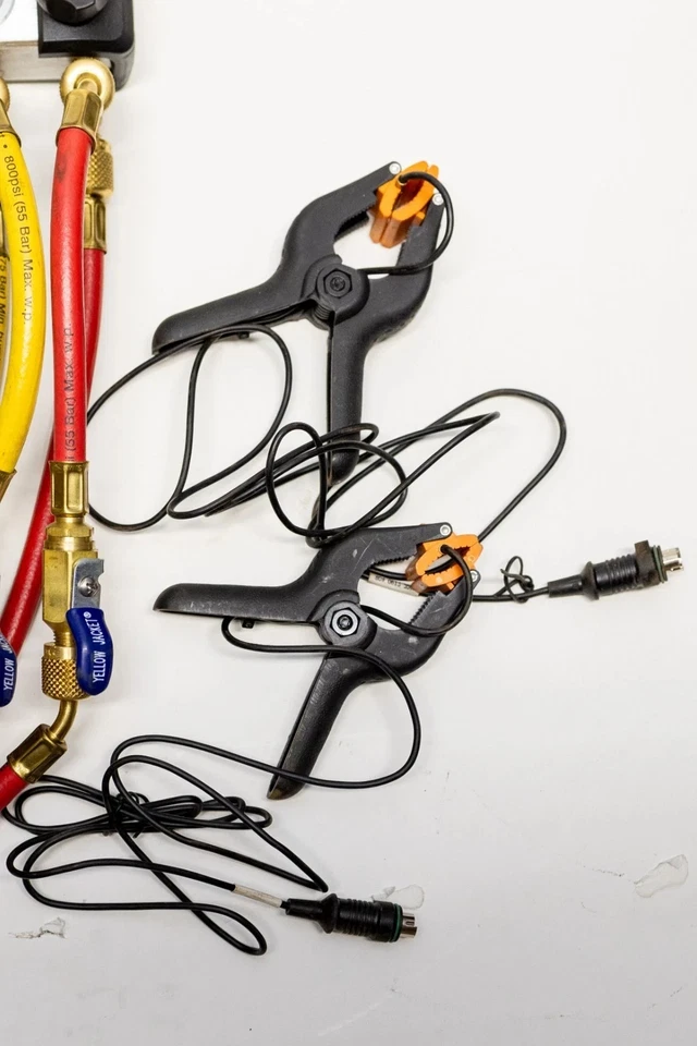 💥Juego de manómetros Testo 550 con mangueras con abrazaderas y estuche rígido 0563 1550💥 Foto 2 de 4