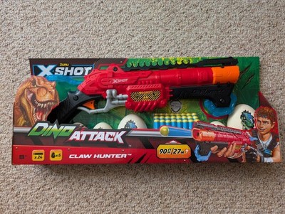 Zuru X-Shot Dino Attack Claw Hunter Blaster Dart Gun Dino Egg Targets New in Box