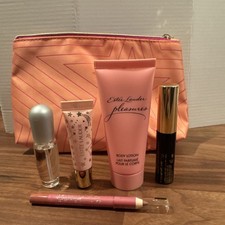 Estee Lauder Gift Set 6 PCs Pleasures Lotion perfume Mascara Lip liner gloss