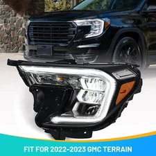 Driver LED Reflector Headlight For 2022-2024 GMC Terrain AT4 | SLE | SLT Side LH