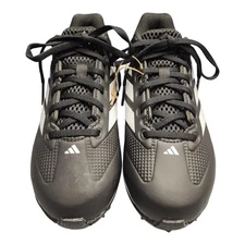 Adidas Adizero Impact 2.0 Molded Baseball Cleats Youth Size 4 Black White JH6762