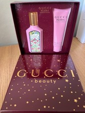 Gucci Flora Gorgeous Gardenia Perfume & Body Lotion Gift Set – New, Boxed