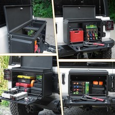 Rear Door Tailgate Storage Box For 2007-2025 Jeep Wrangler Jk Jl Trunk Car Parts Rear Door Tailgate Storage Box For 2007-2025 Jeep Wrangler Jk Jl Trunk Car Parts