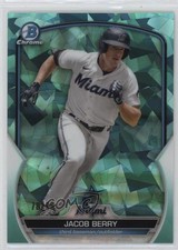 2023 Bowman Chrome Sapphire Prospects Aqua 78/99 Jacob Berry #BCP-243 15tx