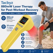 880mW Red Light Laser Therapy Device 16x650nm 4x808nm for Osteoarthritis of Knee