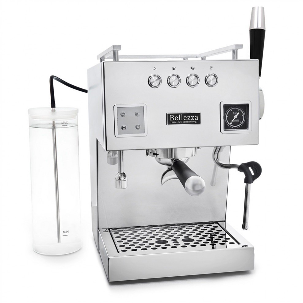 Bellezza Bellona Stainless Espresso Coffee Machine - Dual Bo