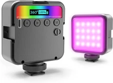 Altson Magnetic RGB Led Video Light LED Camera Light 360° Full Color Portable P