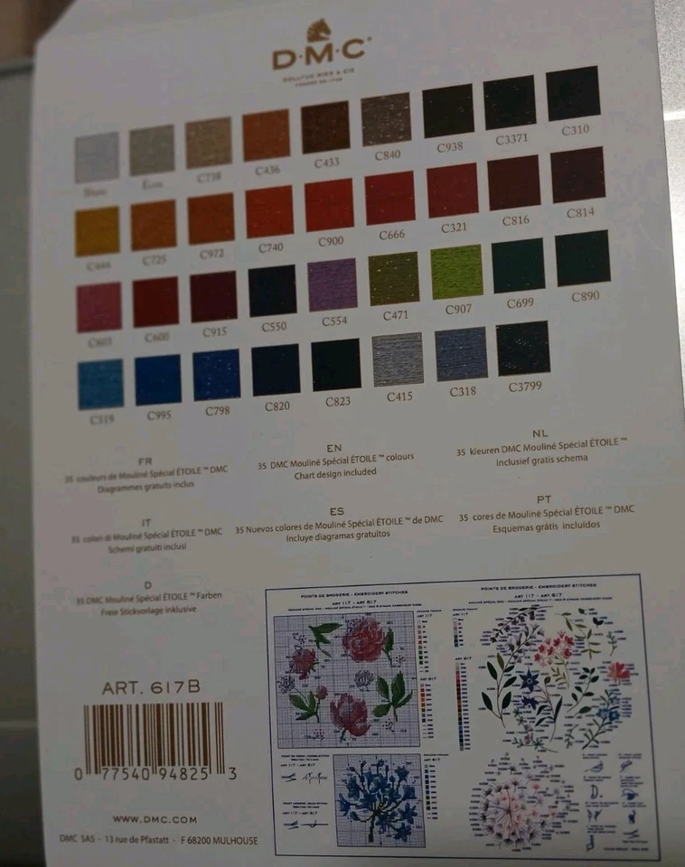 DMC 35pc Mouline Special Etoile in Tin Embroidery Floss - Image 2 of 2