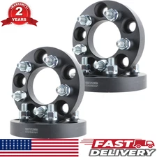 4PCS 1" 5x114.3 to 5x100 Wheel Spacers Adapters 12x1.5 Studs For Hyundai Honda
