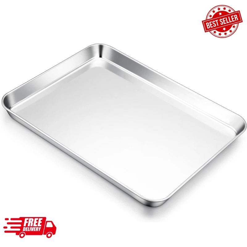 Cookie Sheet for Baking, 18”x13” Stainless Steel Baking Sheet Pan for Oven Large
Opens in a new wind