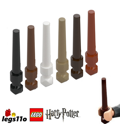 LEGO Harry Potter Magic Wand NEW - Pack of 2x - Minifigure