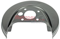 Metzger Spritzblech Bremsscheibe Ankerblech Abdeckung Hinten Links 6115001